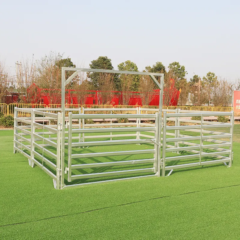 Pabrik langsung hewan ternak digunakan pagar ternak Panel Corral domba
