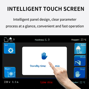 Chất lượng cao thương mại glace Máy làm kem/mềm <span class=keywords><strong>Icecream</strong></span> Maker - Product Image 3