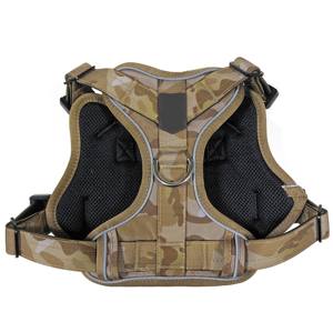 Rompi anjing Oxford bernapas reflektif, dengan bantalan, tali latihan, ransel anjing tidak lebih menarik, terbuat dari baja anti karat poliester - Product Image 6