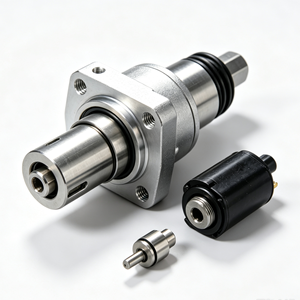 Pièces de moteur automobile OEM usinées CNC : Électrovanne VVT, Vanne de commande d'huile, Réglateur d'arbre à cames, Vanne centrale, Distribution variable des soupapes du moteur - Product Image 1