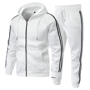 <b>Workout</b> Mens Polyester and Spandex <b>Jackets</b> Hoodie Windproof Joggers Wears Gym Fitness Mens Full Zipper Training Coats - Product Image 1