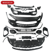 Kit carrosserie Style CLA45 pour mercedes-benz CLA-CLASS W118 2020-ON matériau PP pare-chocs avant diffuseur arrière mentonnière de protection avant