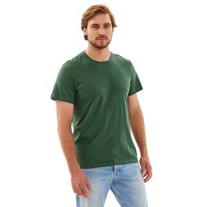 เสื้อยืดคอกลมแขนสั้นผู้ชาย ผ้าเจอร์ซีย์เนื้อเรียบ 30/1 ผ้าฝ้าย 100% น้ำหนักเบา ระบายอากาศได้ดี สวมใส่สบาย เหมาะสำหรับใส่ทุกวัน - Product Image 2