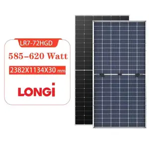 Produits les plus vendus 2024 Tous les produits de LONGi panneaux solaires Hi-MO Himo Hi Mo 5 6 7 LONGi All Full Black 550W 560W 570W 580W