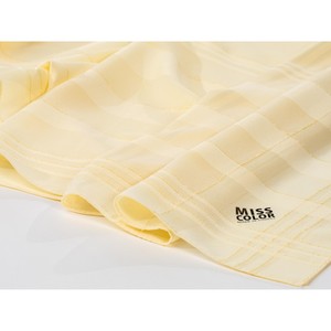 Miss Color Premium Turkish Chiffon <b>Square</b> <b>Scarf</b> 120x120 Cm Casual Bordered Design Lurex Detail Breathable Lightweight Soft Touch - Product Image 3