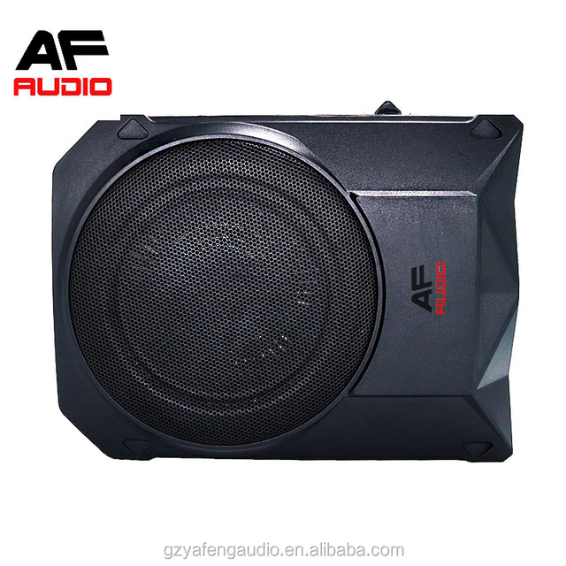 Car Woofer With Amplifier Bass 10 Inch Slim Subwoofer 130W Active Under Seat Subwoofer