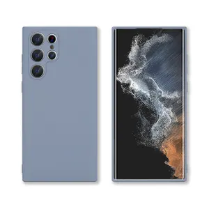 <span class=keywords><strong>Cover</strong></span> in <span class=keywords><strong>Silicone</strong></span> TPU per S23 custodia Ultra morbida in microfibra fodera flessibile custodia protettiva per telefono <span class=keywords><strong>Samsung</strong></span> S24 Ultra custodia in <span class=keywords><strong>Silicone</strong></span> - Product Image 1