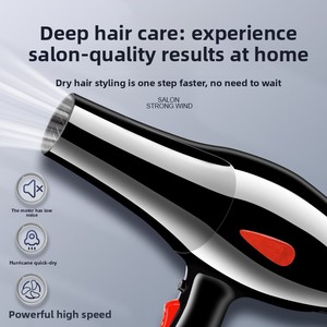 Secador de Pelo de Alta Potencia de 2200W con Aire Alternado Frío y Caliente para Uso Doméstico, Estilizado Profesional para Mujeres y Hombres - Product Image 2