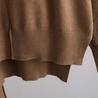 Ensemble de deux pièces en tricot de luxe pour l'automne et l'hiver, pull et pantalon en laine, style décontracté pour femmes