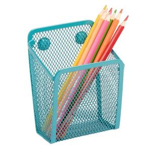 Portapenne Magnetico in Rete Metallica <span class=keywords><strong>Verde</strong></span>, Porta Penne in Acciaio Inossidabile con Magneti, Organizzatore per Lavagna - Product Image 1