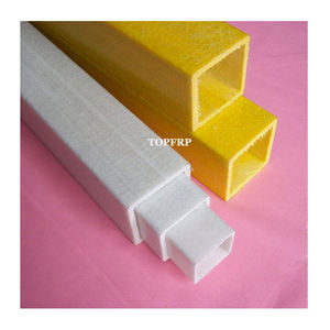 Tubo cuadrado de fibra de vidrio GRP Tubo rectangular compuesto/Perfil de tubo pultruido Frp - Product Image 1