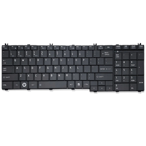 Clavier d'ordinateur portable 100 % neuf, disposition US, pour <span class=keywords><strong>Toshiba</strong></span> <span class=keywords><strong>Satellite</strong></span> C650 C660 C660D L650 L670 L750 <span class=keywords><strong>L755</strong></span>, pièce de rechange pour clavier - Product Image 2