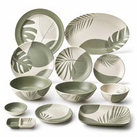 Ensemble de vaisselle en mélamine personnalisé avec assiettes et bols en mélamine et couverts en mélamine