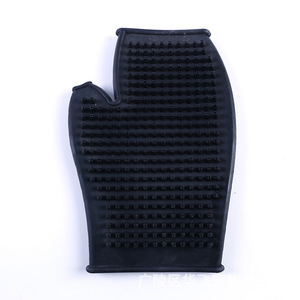 Huafeng Pet Grooming Glove Rubber <b>Massage</b> Bathing For <b>Dog</b> Hair Removal - Product Image 2