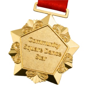 Medallas de Metal Personalizadas, Bañadas en Oro, Económicas y Populares, con Cintas, Medallas Deportivas para Niños, Recuerdos - Product Image 1