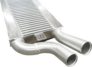K S-eries Vertical Flow Polished Intercooler <span class=keywords><strong>K20</strong></span>/K24 pour/Swap <span class=keywords><strong>EG</strong></span>/EK/DC2/RSX (Silver)-Retrofit/Upgrade - Product Image 2