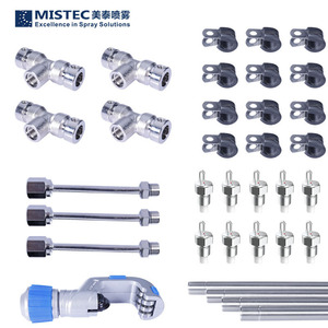 Sistema de Nebulización MISTEC, Pistola Rociadora Eléctrica de 1/4 Pulgadas con Accesorios para Nebulización de Jardines - Product Image 1