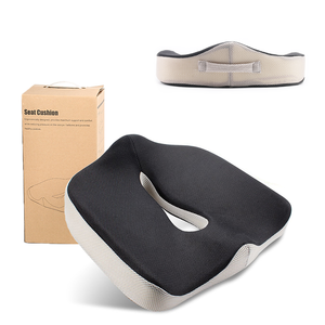 Alívio ergonômico Cauda Vértebra Pressão Respirável Mesh Cover Soft Memory Foam Cóccix Ortopédico Car Office Cadeira Almofadas do assento - Product Image 3