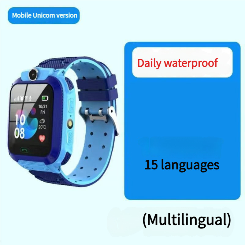 Q12b resistente al agua azul-multilenguaje