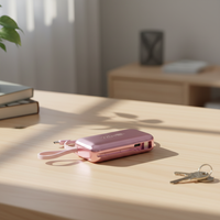 Anpassbares Logo Tragbare Neue Design PD22.5W 10000mAh Schnellladende Li-Polymer Mobile Powerbank mit Halterung 2-in-1 Schnell-Typ-C