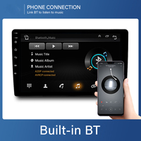 Autoradio universel Hengmao double DIN 9 pouces Android 2DIN avec lecteur DVD, CarPlay, Bluetooth, FM, écran tactile, lecteur vidéo pour voiture