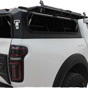 Couverture de benne de pick-up manuelle verrouillable en alliage d'aluminium, étanche, installation sans perçage, pour Great Wall POER Cannon - Product Image 1
