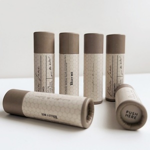 Precio de fábrica Ecológico Bálsamo labial Desodorante Cilindro Contenedor 5G 10g Cartón Resistente al aceite Push up <span class=keywords><strong>Paper</strong></span> <span class=keywords><strong>Mini</strong></span> Lipstick - Product Image 2