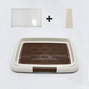 कुत्ते और पिए पोटी ट्रे कुत्ते के साथ खड़े पैड और हटाने योग्य पोस्ट के साथ - Product Image 6