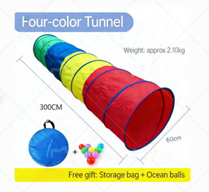 Túnel de Juego Arcoíris para Bebés, <span class=keywords><strong>Juguete</strong></span> Sensorial para la Integración Temprana en Jardín de Infancia, Juego de Exploración en Interiores - Product Image 5