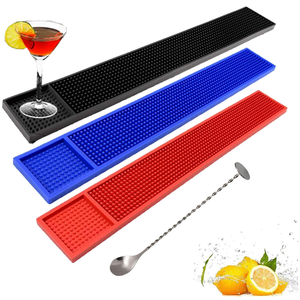 Tapis de <span class=keywords><strong>bar</strong></span> en PVC personnalisé avec logo, couleur et taille variées, pour la marque allemande Pabst Loch Lomond Bear Creek - Product Image 5