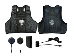 Gilet Rinfrescante Intelligente Stile Tuta Estiva con Tecnologia Peltier per Lavoratori Edili, Gilet Riscaldato per Esterni in Poliestere - Product Image 6