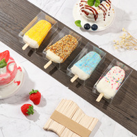 Boîtes d'emballage transparentes pour gâteaux, sans danger, pour aliments, glace, boîtes en plastique, 20 pièces