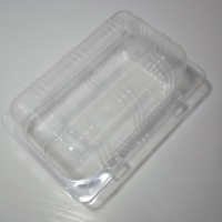 Boîtes d'emballage pour macarons en plastique PET transparent thermoformé personnalisables, matériaux recyclés, impression par transfert UV/thermique pour
