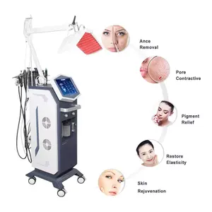 Sistema di riparazione della pelle macchina per l'ossigeno dell'acqua macchine per il viso PDT LED macchina per la terapia della luce strumento professionale per la cura della pelle di bellezza