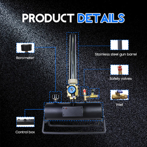 Bühnen-Atmosphären-Equipment Ferngesteuerte Konfetti-Kanone Gender-Reveal-Rauchmaschine Baby-Shower-Feuerwerk Party-Popper-Spray - Product Image 5