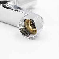 Pommeau de douche à main pluie chromé à 3 jets ensemble combiné d'articles sanitaires haute pression avec inverseur pour robinets de lavabo bidet de salle de bain