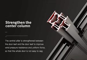 <span class=keywords><strong>Porte</strong></span> <span class=keywords><strong>coulissante</strong></span> en verre double vitrage GELLJA au design chinois moderne, cadre fin en alliage d'aluminium, <span class=keywords><strong>isolation</strong></span> acoustique pour villa - Product Image 3