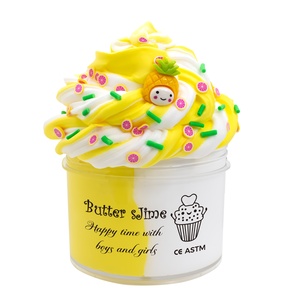 Kit de slime au beurre pour filles, jouet anti-stress pour enfants, cadeaux de fête, slime extensible et non collant, slime doux à faire soi-même pour garçons - Product Image 5