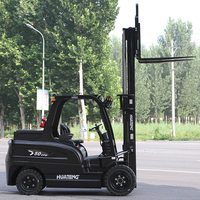 Fabrikpreis 5 Tonnen Elektro-Gabelstapler mit Li-Ionen-Batterie, Gegengewicht, Vollgummireifen, Seitenschieber, Logistik CE ISO