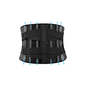 Fspg chuyên nghiệp chỉnh hình thoáng khí có thể điều chỉnh thấp hơn thắt lưng trở lại Brace eo hỗ trợ vành đai phổ đàn hồi y tế tập thể dục - Product Image 4