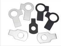 Rondelle à languettes double oreille en acier inoxydable 304 316, normes GB855 M3 M48 DIN93 DIN432, finition brute, à ailettes longues externes
