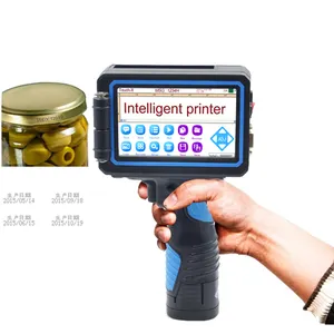 Máquina de impressão de código de lote, máquina de impressão de números de vários idiomas com tela sensível ao toque