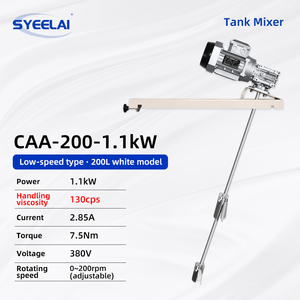 Miscelatore Elettrico con Motore AC 1.1kw Asta di Miscelazione in Acciaio Inox SUS304 per Fusti di Olio a Bocca Stretta da 200L Miscelazione e Erogazione di Materie Prime Chimiche 380V - Product Image 1