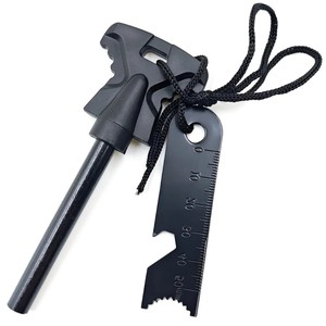 Fire Starter Bundle With Metal Scraper And Ruler For Camping Survival Tools - Product Image 1