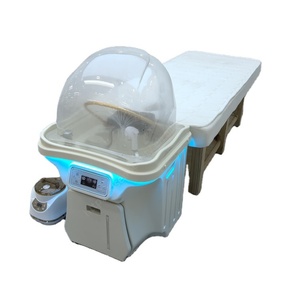 Kisen <b>Portable</b> Shampoo <b>Bed</b> with Two Tanks Water Heater Water Ring for Home Use Zen Flow Design Easy to Clean and Compact - Product Image 1