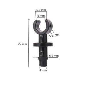 Lot de 100 raccords d'irrigation goutte à goutte 1/4 po, embouts de tuyau de jardin, joint d'étanchéité pour tuyau 4/7, embout d'irrigation, raccord cannelé de jardin - Product Image 2