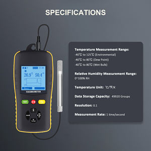 Temperatura Detectar Calibrado Sensor de Alta Precisão SHT45 Termo-higrômetro Handheld Termômetro Logger - Product Image 4
