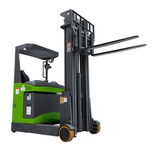 รถยกแบบ Reach Truck ขนาด 1.5 ตัน 2 ตัน 2.5 ตัน 3 ตัน แบบยืดหดได้ สำหรับทางเดินแคบ ยกซ้อนได้ ความสูงยกสูงสุด 8 เมตร - Product Image 1