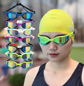 Lunettes de vue d'arène anti-buée de vitesse professionnelle lunettes de <span class=keywords><strong>natation</strong></span> réglables en Silicone étanche pour adulte - Product Image 2