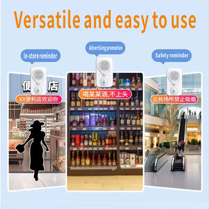 Sonnette Intelligente à Détection Infrarouge Humaine avec Diffusion Vocale pour Enregistrement Vocal Personnalisé <span class=keywords><strong>de</strong></span> 10 Secondes et Rappel <span class=keywords><strong>de</strong></span> Sécurité en Magasin (DIY) - Product Image 3